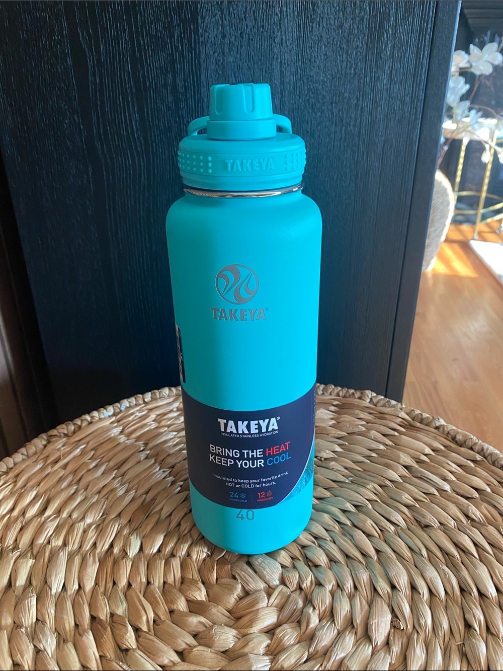 Takeya 40oz Insulated Water Bottle - Teal no offers